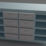 Elegant Modern Drawer 3D Asset – High-Quality Furniture Asset for Interior Design
