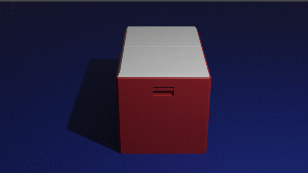 Beach Cooler 3D Model + STL – Digital Asset for Games, Renders & 3D Printing