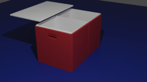 Beach Cooler 3D Model + STL – Digital Asset for Games, Renders & 3D Printing
