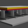 GasStation 3D Gas Station 3D Model + STL File – Printable & Game-Ready Asset