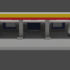 GasStation3 Gas Station 3D Model + STL File – Printable & Game-Ready Asset