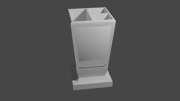 Modern Desk Organizer – 3D Printable Pen & Accessory Holder