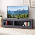 TV Stand 3D Model – Modern Furniture Asset + STL for 3D Printing