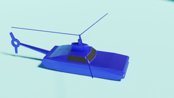 Classic Mustang Copter – Fun Hybrid Car & Helicopter | 3D Model