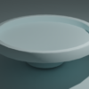 Decorative Pedestal Dish – Modern Display Tray 3D Model