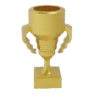 Golden Victory Trophy – Premium 3D Model for Printing, Games & Renders