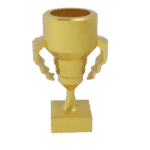 Golden Victory Trophy – Premium 3D Model for Printing, Games & Renders