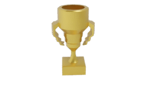 Golden Victory Trophy – Premium 3D Model for Printing, Games & Renders