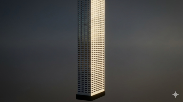 Modern City Tower – High-Quality 3D Asset for Games, Renders & Printing