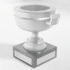 Powerful Silver Trophy | 3D Printable Award Model