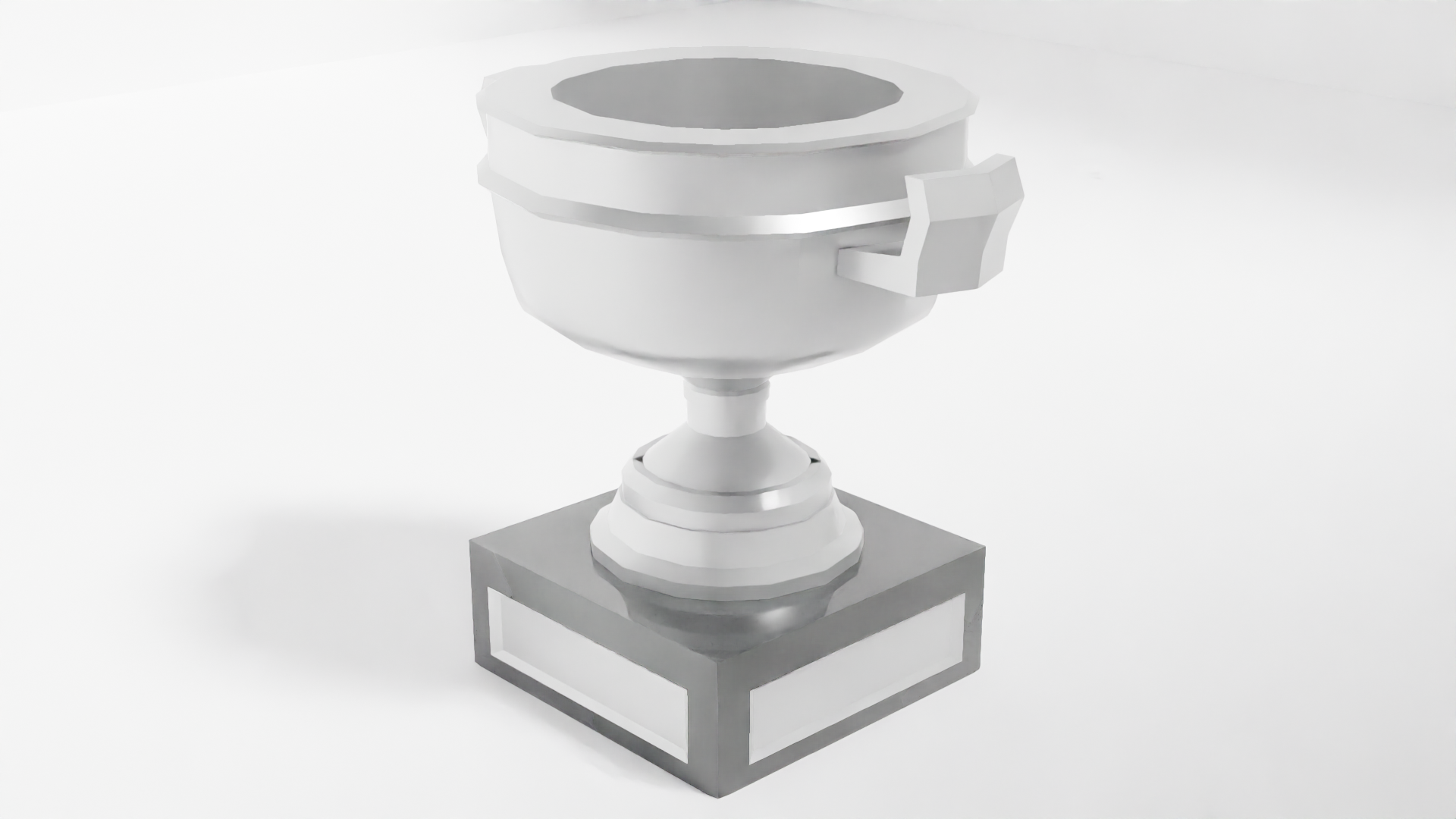 Powerful Silver Trophy | 3D Printable Award Model