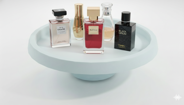 Decorative Pedestal Dish – Modern Display Tray 3D Model