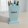 Modern Desk Organizer – 3D Printable Pen & Accessory Holder