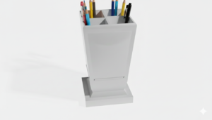 Modern Desk Organizer – 3D Printable Pen & Accessory Holder