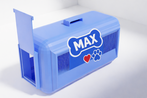 Pet Travel Cage – Easy-Open Portable Carrier | 3D Printable Model