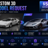 Customize an Existing 3D Model – Direct Artist Chat & Priority Review ( Deposit)