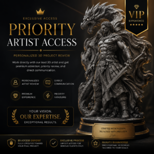 Premium 3D model custom request